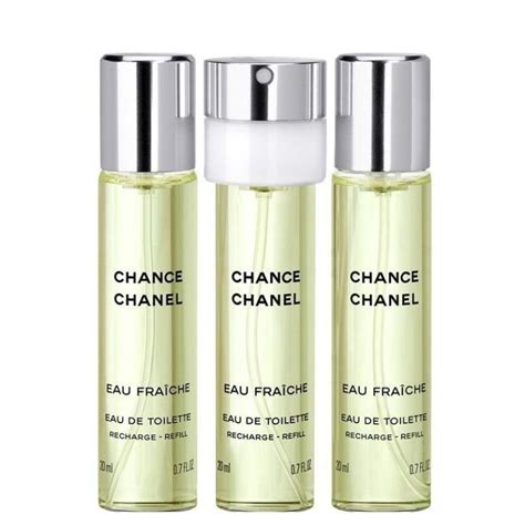 chanel chance twist and spray eau de toilette refills|chance eau fraiche refill.